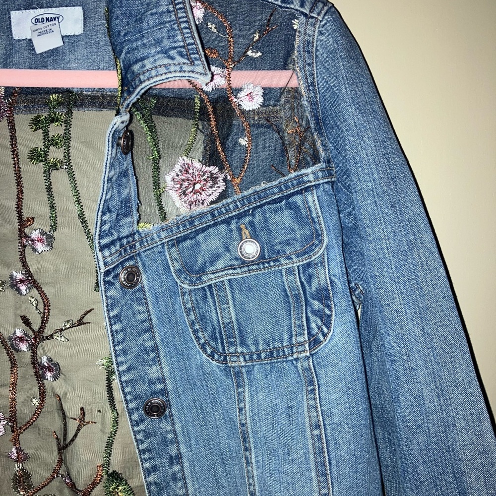 Upcycled  Jean Jacket - Picture 3 of 3
